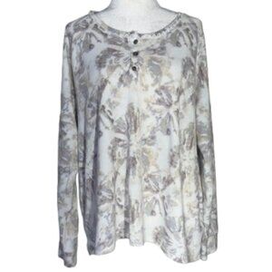 Koolaburra by UGG Long Sleeve Floral Pullover Women's Top Size XL